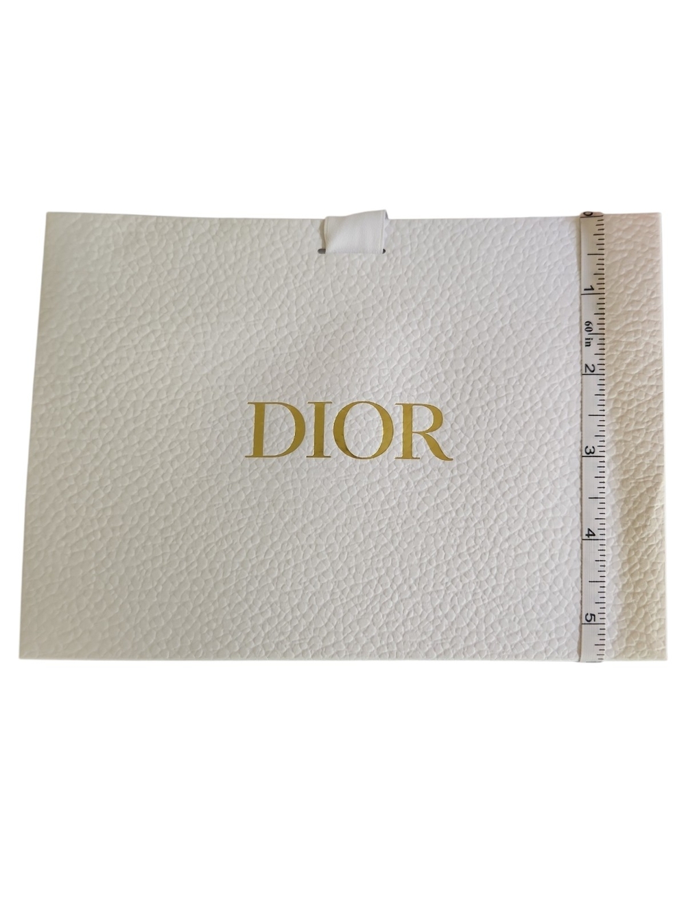 Dior Small White Gift Bag - Picture 5 of 6